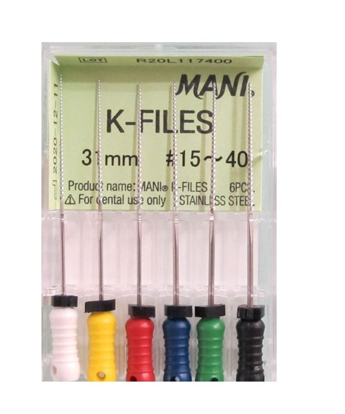 کا فایل مانی کوتاه 21mm Mani K-Files