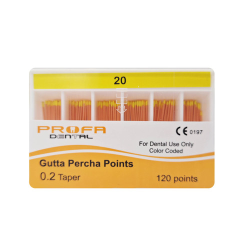 کن گوتا پرکا پروفا سایز 20 – Profa Gutta percha points