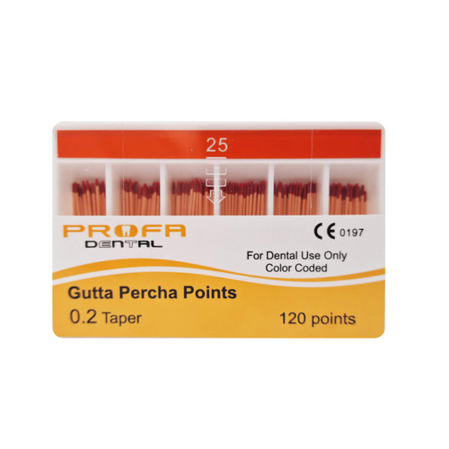 کن گوتا پرکا پروفا سایز 25 – Profa Gutta percha points