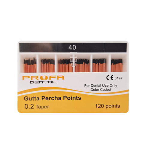 کن گوتا پرکا پروفا سایز 40 – Profa Gutta percha points