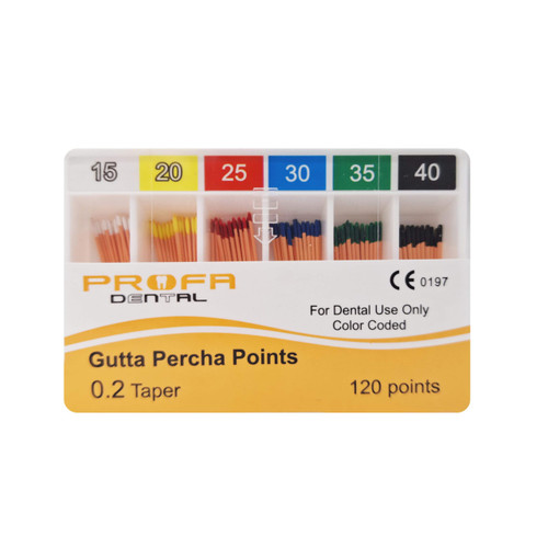 کن گوتا پرکا پروفا سایز 15/40 – Profa Gutta percha points