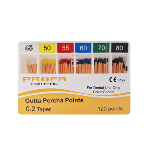 کن گوتا پرکا پروفا سایز 45/80 – Profa Gutta percha points