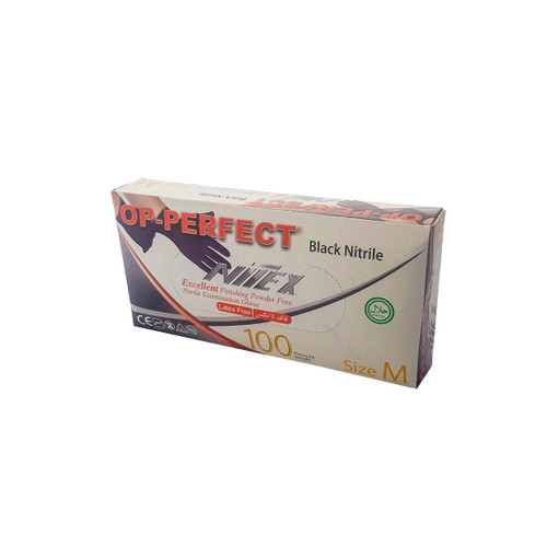 دستکش نیتریل مشکی نیتکس – Nitex OP-Perfect