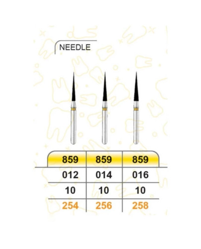 فرز نیدل بلند دور زرد (پرداخت) بسته 5 عددی